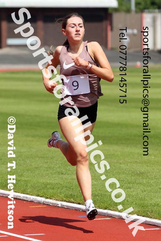 1500 metres, 2021 Northumberland, Durham and Cleveland Schools. Photo: David T. Hewitson/Sports for All Pics